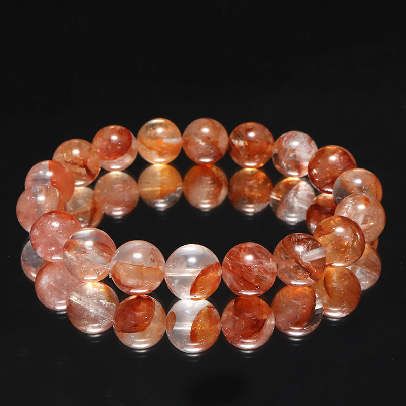 ブレス　オーロラクォーツ＜マダガスカル産＞　丸  [co-g2247]