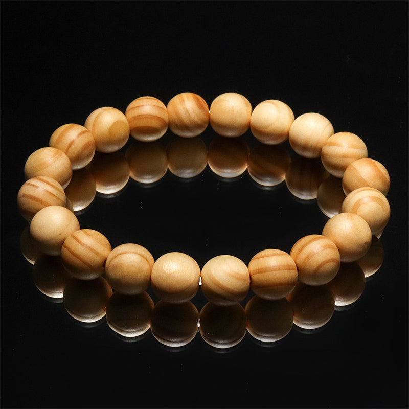 Powerswood Yoshino Cypress Bracelet (Nara Prefecture) Round [br-g9018]