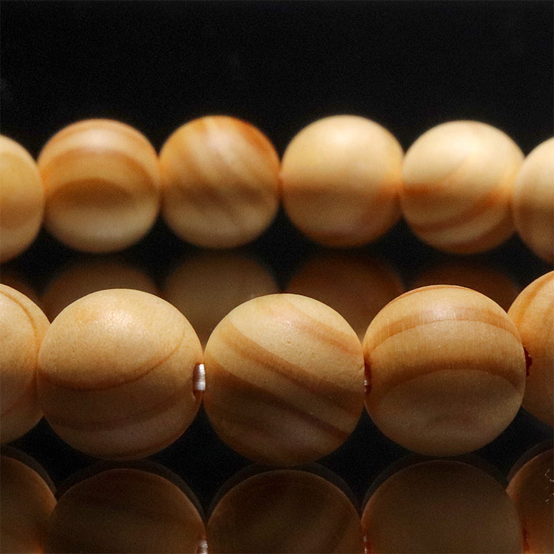 Powerswood Yoshino Cypress Bracelet (Nara Prefecture) Round [br-g9018]