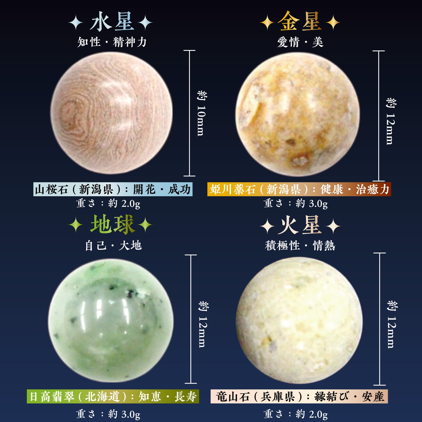 【初回限定版】日本銘石　天体標本　ナンバリングカード　証明書付き　日本製  [co-g0745]