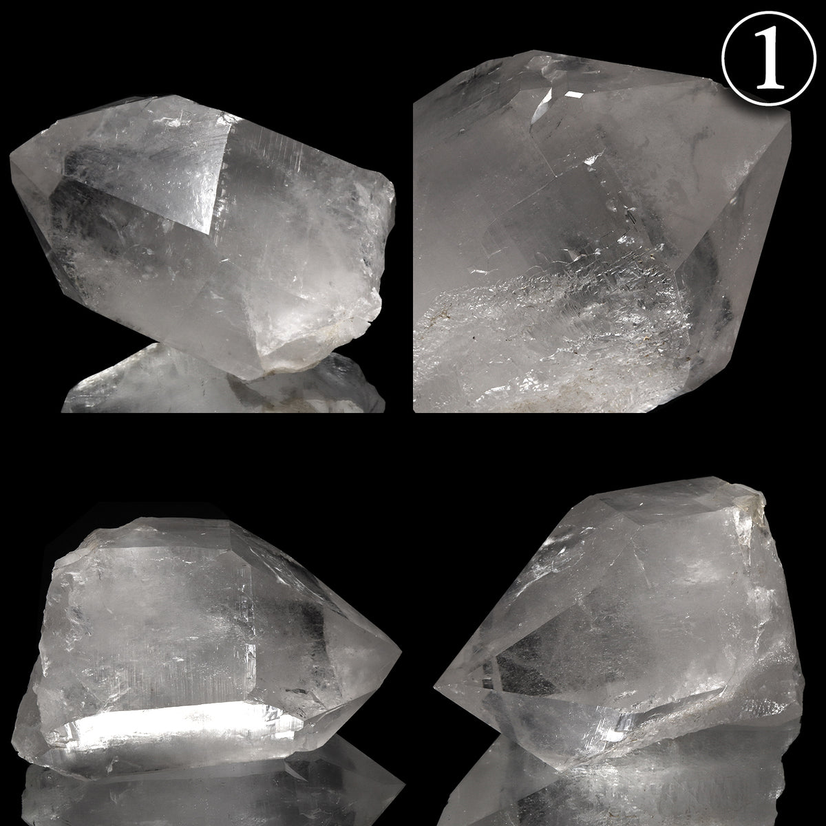 ヒマラヤ水晶＜ヒマラヤ産＞　原石　約横14～16×縦8～10×高7～10cm [co-g3516]