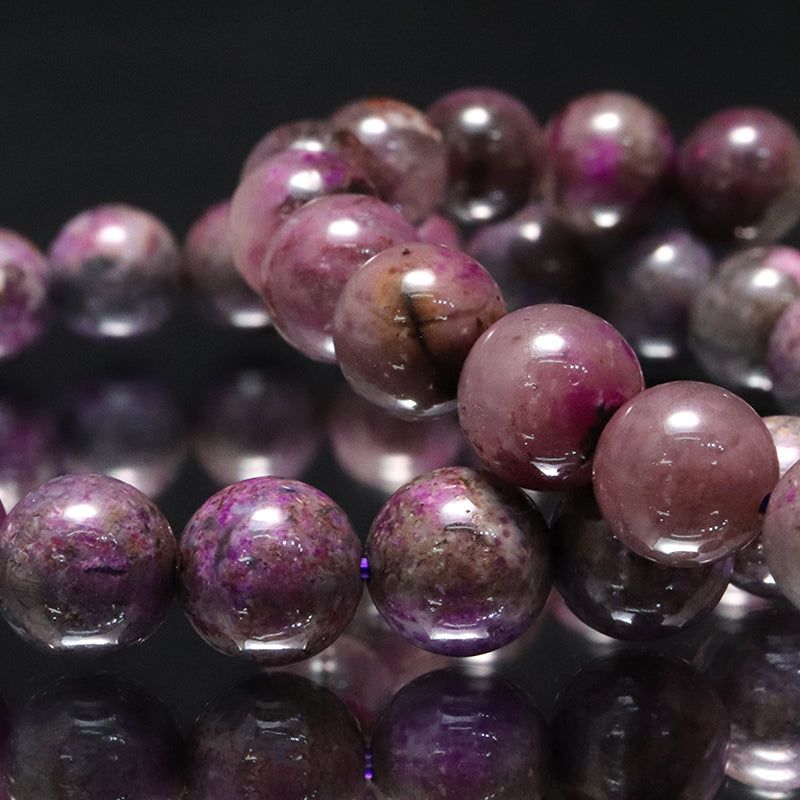 ブレス　スギライト＜アフリカ産＞　丸 [co-g2256]