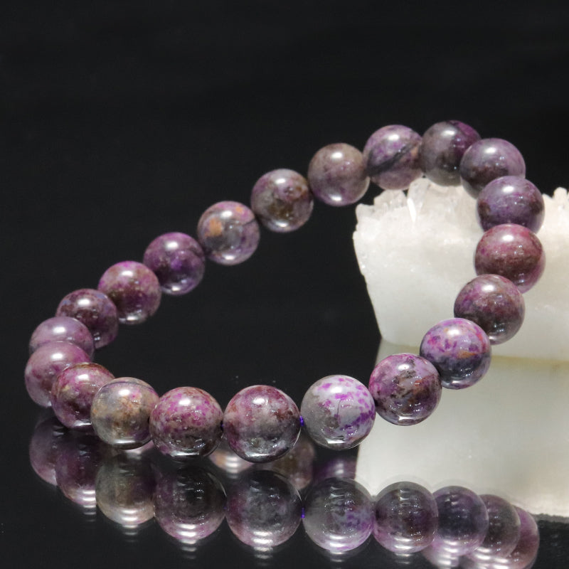 ブレス　スギライト＜アフリカ産＞　丸 [co-g2256]