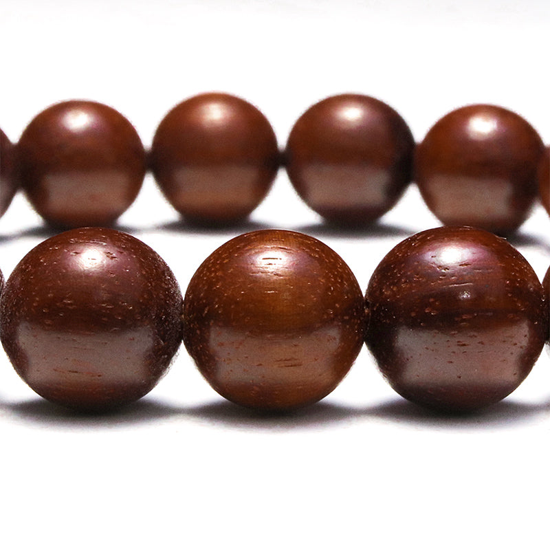 Powerswood Rosewood Bracelet (Thailand, India, Myanmar) Round [br-g9058]