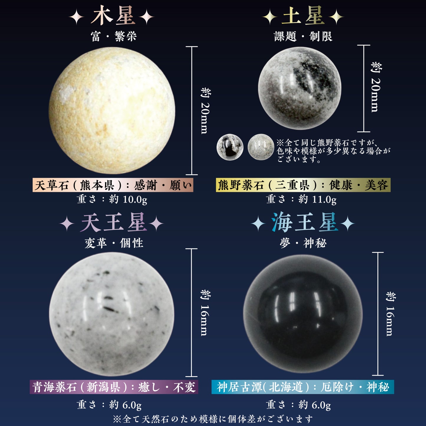 【初回限定版】日本銘石　天体標本　ナンバリングカード　証明書付き　日本製  [co-g0745]