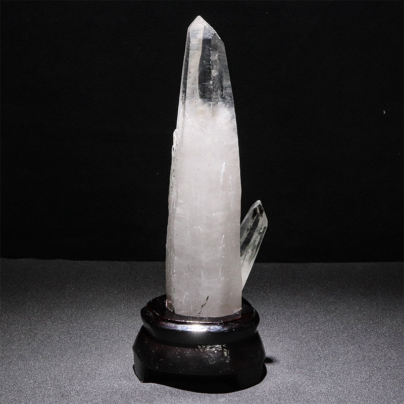 ファントム入り水晶＜ヒマラヤ産＞　原石　台座付き　 [co-g3087]