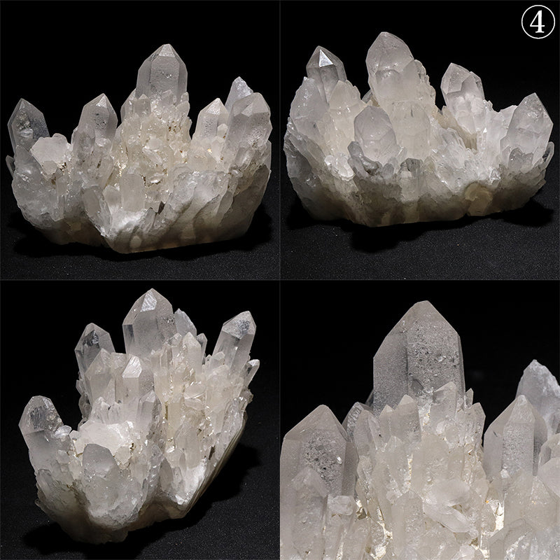 水晶＜マダガスカル産＞　クラスター　約6～8×約12～14cm [co-g3455]