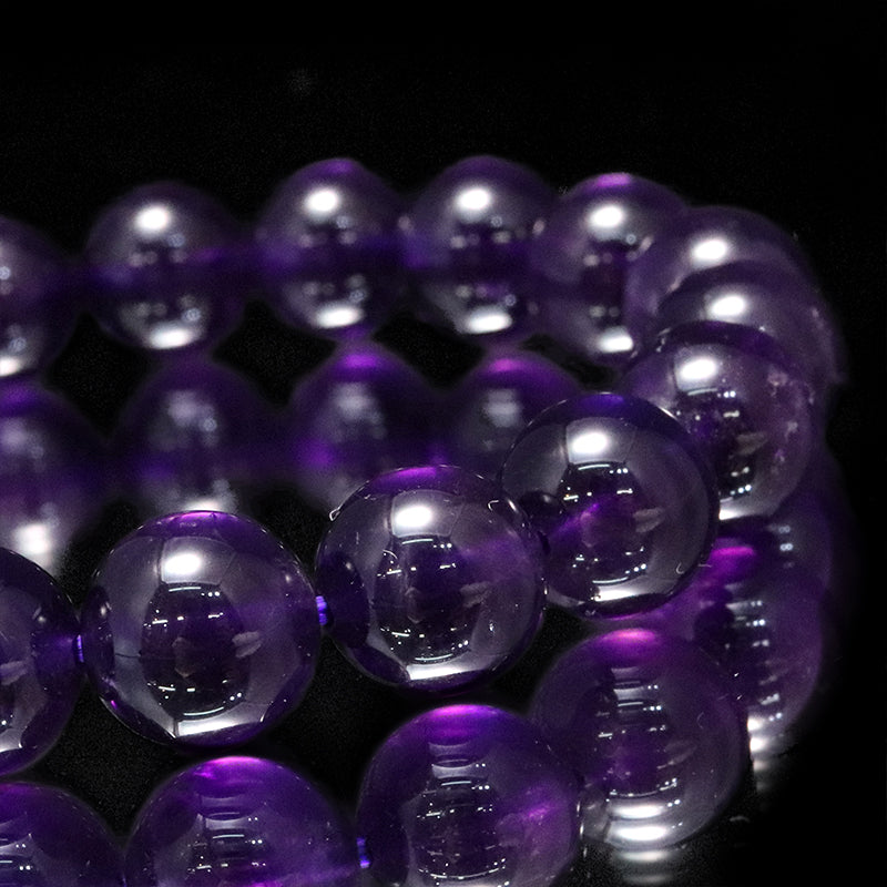 ブレス　アメジスト＜ウルグアイ産＞　丸  [co-g2265]