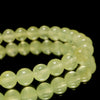 Bracelet Golden Prehnite (Made in Australia) Round [co-g0905]