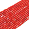 Dyed Coral (Red) Round [st-g0136]
