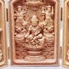 置物　木彫り　八尊仏・四天王(持国天・多門天・広目天・増長天)　柘植の木彫（平型）  [cv-g2006]