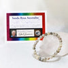 Sanda Rosa Azeztulite Azozeo Bracelet, H&amp;E, Certificate included, Round [br-g0089]