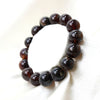 Bracelet Tiger Amber <Indonesia/Sumatra> Round [br-g0112]
