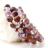 [20% off Aquarius Zodiac Stone until January 19th (automatic discount at checkout)] Limonite in Amethyst Phantom Bracelet (Brazil) Round [br-g0218]