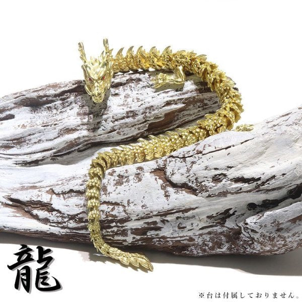 置物　龍　金  [in-g0040]
