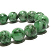 Bracelet - High quality jade <Made in Myanmar> Round [br-g0250]