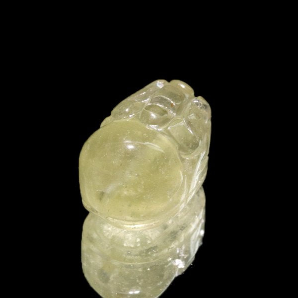 ①リビアングラス星形　貫通穴アリ Libyan glass star ring /リビアングラス | Hariqua