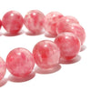 Bracelet Rhodonite in Quartz <Brazil> Round [br-g0241]