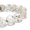 Bracelet Augite Garnet in Quartz <Brazil> Round [br-g0052]
