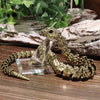 Brass Snake Bellows Snake with movable joints [in-g0063]
