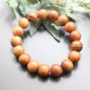 Powerswood Bracelet, Koyasan Approach Sacred Cedar, Round Wristband Prayer Beads [br-g9120]