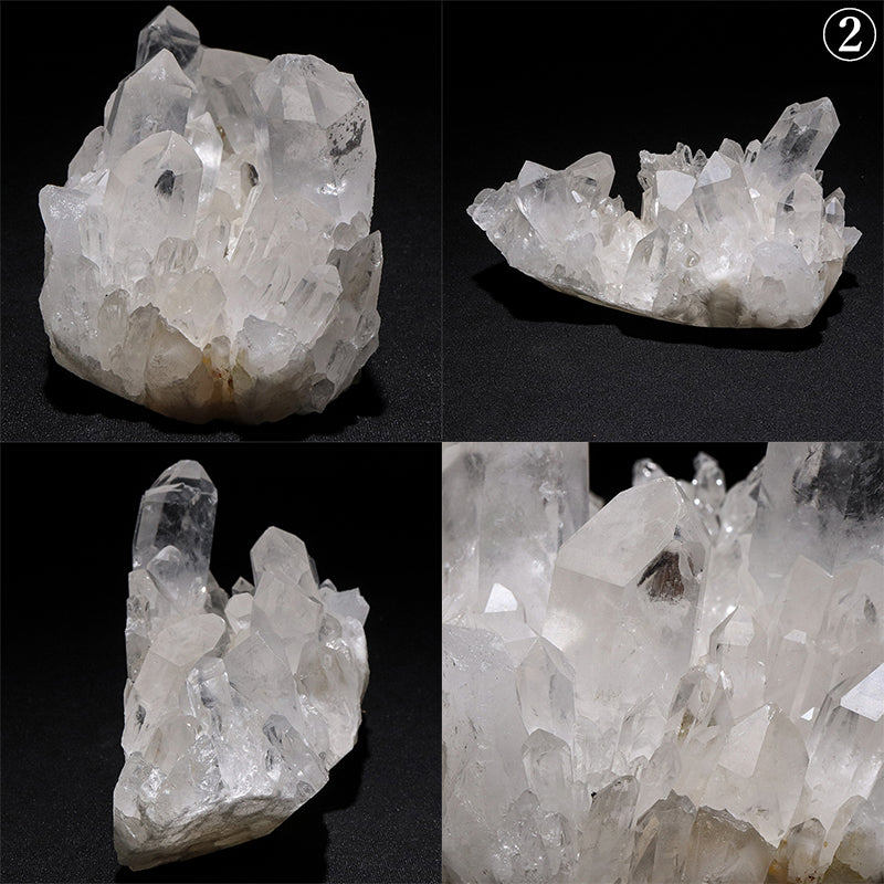 水晶＜マダガスカル産＞　クラスター　約6～8×約12～14cm [co-g3455]