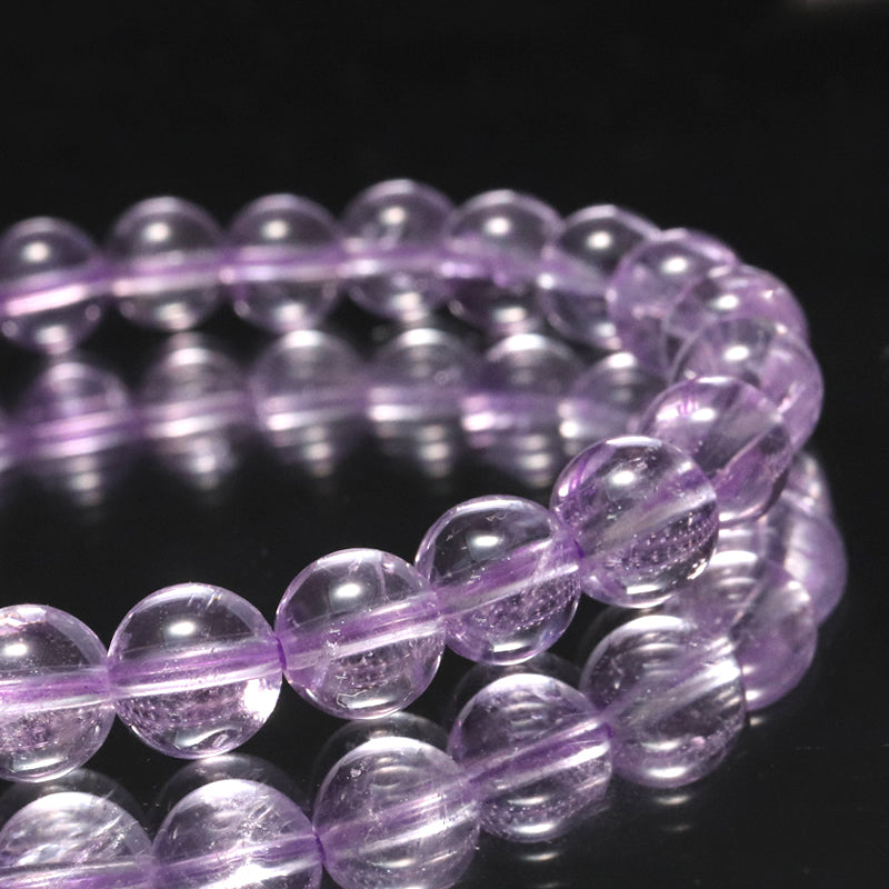 ブレス　ボリビアアメジスト＜ボリビア産＞　丸  [co-g1680]