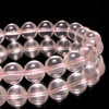 Star Rose Quartz Bracelet (Madagascar) Round [co-g0848]