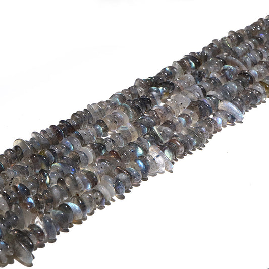 連　ラブラドライト　変形　さざれ　チップ　約6～9×2～4mm [co-g3319]