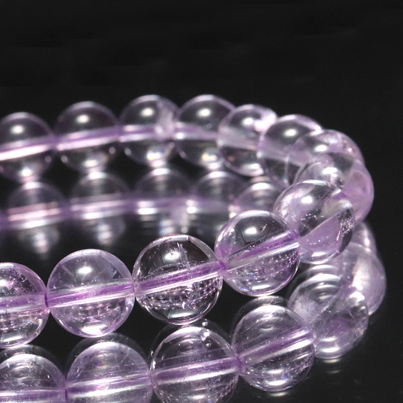 ブレス　ボリビアアメジスト＜ボリビア産＞　丸  [co-g1680]