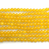 Dyed Quartzite Yellow Orange Round [st-g0128]