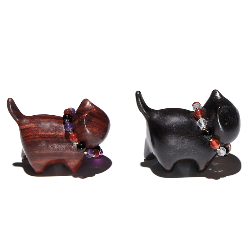 【割引不可】【ハロウィン限定】置物　宝来猫　魔除けの首輪付き　全2種　日本製 [co-g3027]