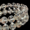 Oil-in-quartz bracelet (Pakistan) round [co-g0853]