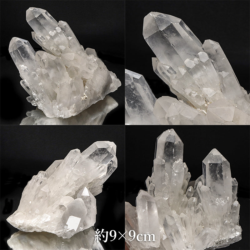 水晶＜マダガスカル産＞　クラスター　約9～15×約6～20mm [co-g3189]