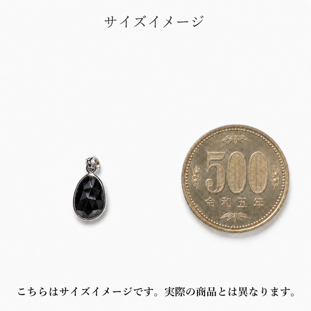【割引不可】ブラックスピネル＜ミャンマー産＞　ローズカット　約12.5～14×13～17mm　Silver925　シルバー  [co-g25882]