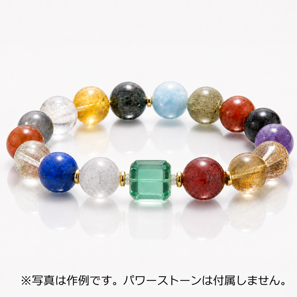 グリーンフローライト＜中国産＞　パーツ　キューブカット [co-g2512]