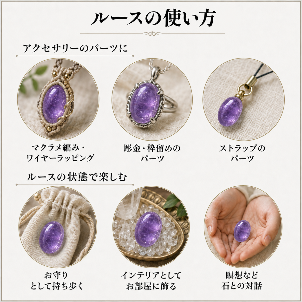 スコロライト＜ブラジル産＞　オーバルカット　約11×15mm　ケース付き [co-g2550]