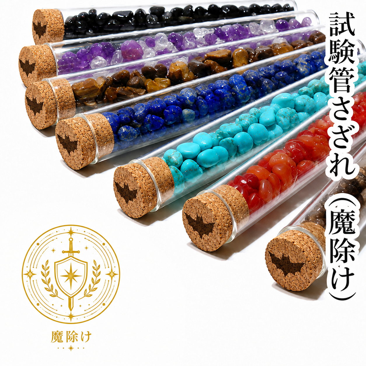 【受注販売※本文をご確認ください。】【割引不可】【ハロウィン商品】刻印ありハロウィン試験管さざれセット [co-g2975]