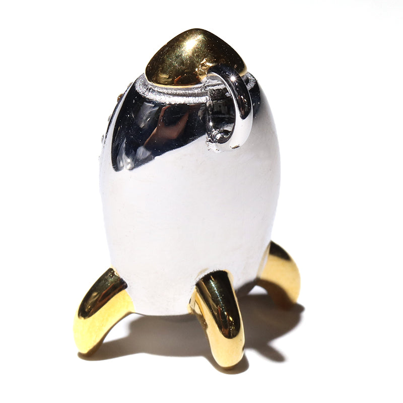 パラサイト隕石＜ロシア産＞　ロケット型　約18.2×22mm [co-g2989]