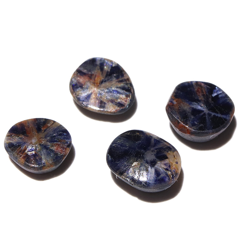 トラピッチェサファイア＜ミャンマー産＞　約5.5～7.5×4.5～6.5mm　ルース [co-g2986]