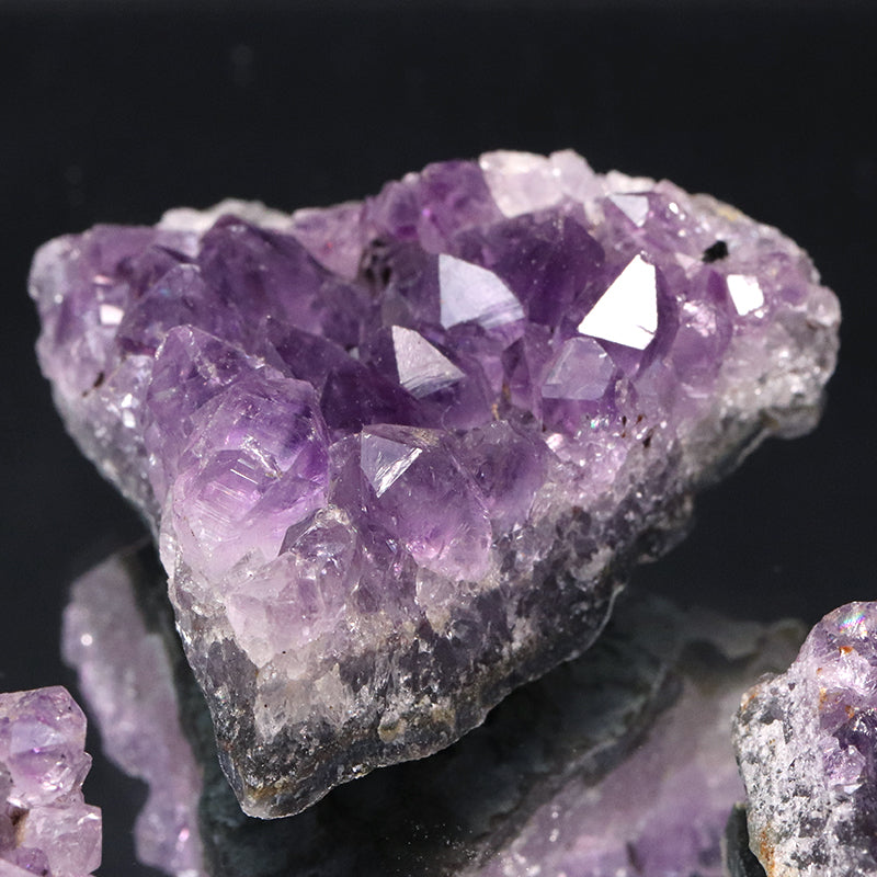 【数量限定】ミニクラスター　アメジスト＜ウルグアイ産＞ 　約144g　詰め合わせ　ランダム発送  [co-g1784]