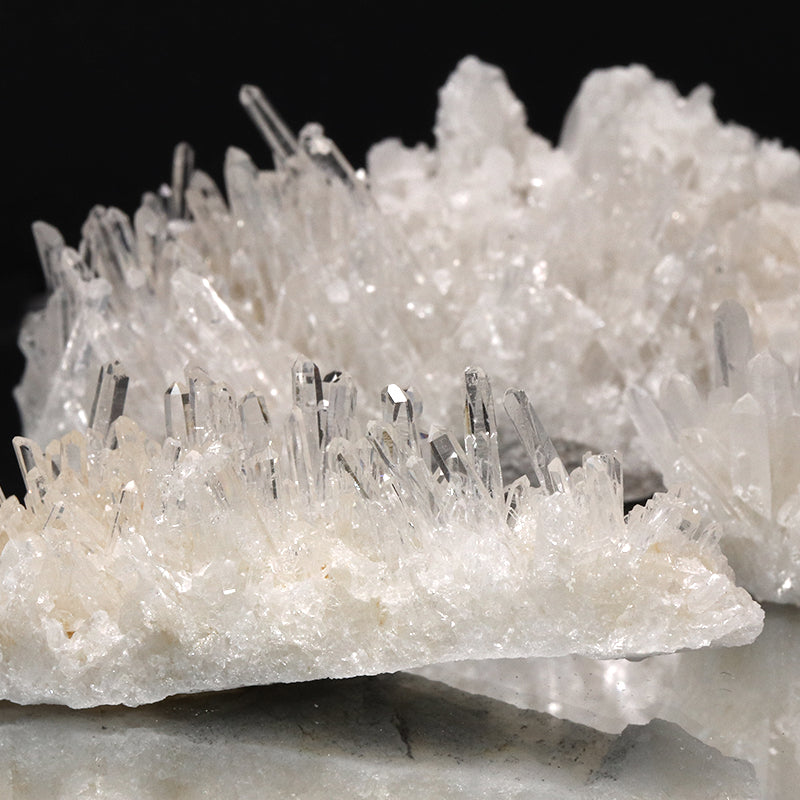 【数量限定】ミニクラスター　水晶＜四川省産＞　大きさランダムセット　約200g　詰め合わせ　ランダム発送  [co-g1783]