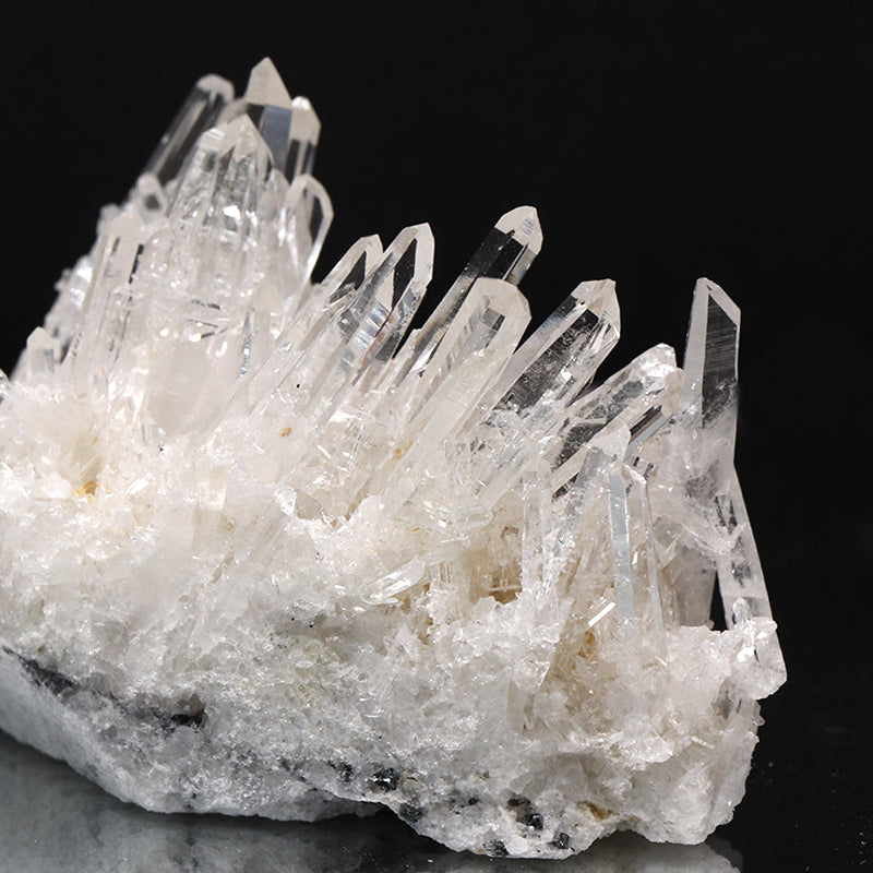 【数量限定】ミニクラスター　水晶＜四川省産＞　大きさランダムセット　約200g　詰め合わせ　ランダム発送  [co-g1783]