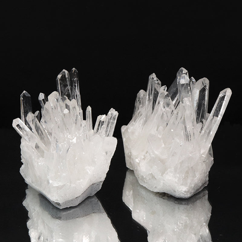 クラスター　四川省水晶＜中国/四川省産＞　約55～65g　ランダム発送  [co-g1785]