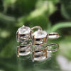 Phenakite (Russian) Reverse Drop Cut Pendant Top, Sterling Silver 925 [co-g0900]