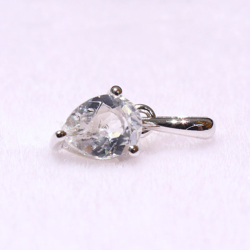 ペンダントトップ　フェナカイト＜ロシア産＞　逆ドロップカット　silver925　シルバー [co-g0900]