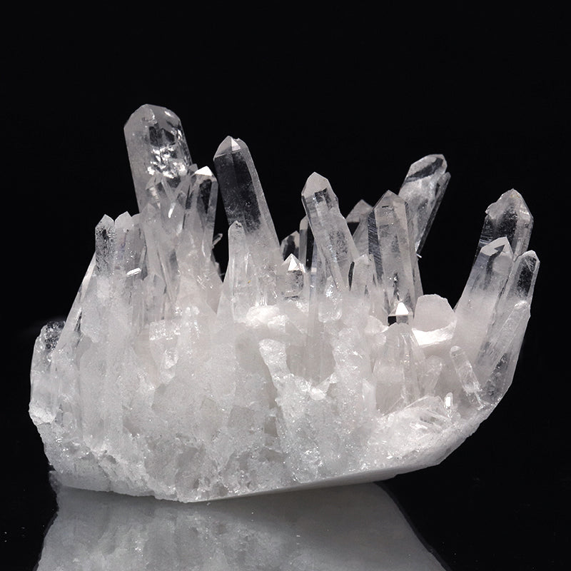 クラスター　四川省水晶＜中国/四川省産＞　約95～110g　ランダム発送  [co-g1787]