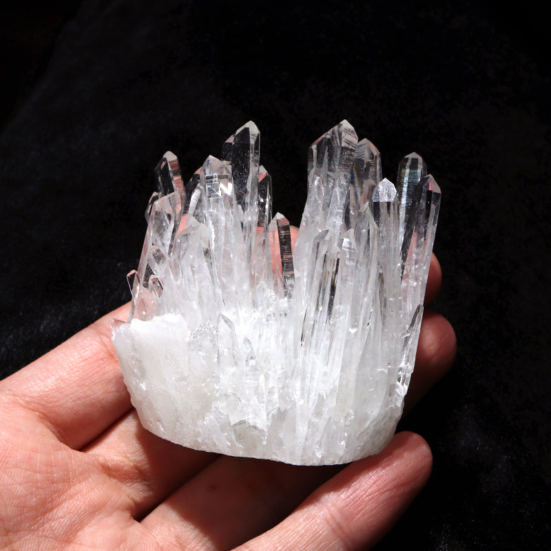 クラスター　四川省水晶＜中国/四川省産＞　約95～110g　ランダム発送  [co-g1787]