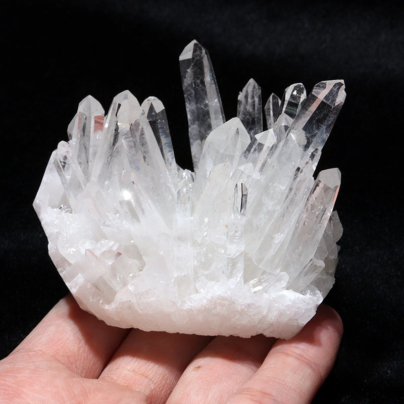 クラスター　四川省水晶＜中国/四川省産＞　約150g　ランダム発送  [co-g1789]