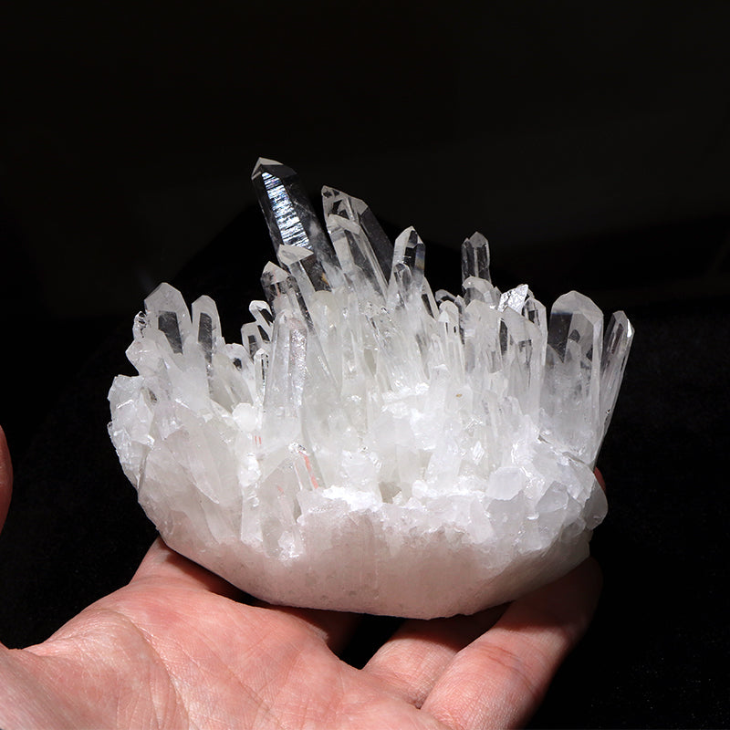 クラスター　四川省水晶＜中国/四川省産＞　約320g　ランダム発送  [co-g1792]